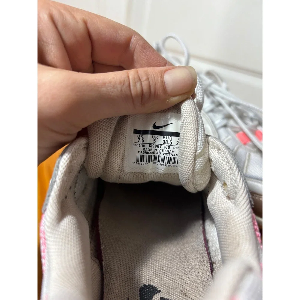 Nike Air Max 98 Women's Shoes White Rose Gold Pink‎ Silver Size 7.5